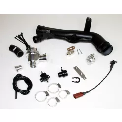   High Flow Valve for K03 Turbo on Audi, VW, and SEAT TFSi Engines-Colour Blue Hoses Colour Black Hoses Colour Red Hoses