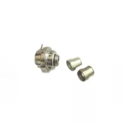   A Universal Twin Piston Blow Off Valve with a Weld on Adaptor-Material Alloy-Size 25mm Connector Material Alloy Size 34mm Connector