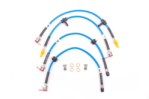 Ford Focus RS MK3 Brake Lines-Colour Solid Black-Calliper Size 12mm Banjo Colour Solid Blue Calliper Size 12mm Banjo Colour Solid Green Calliper Size 12mm Banjo Colour Solid Orange Calliper Size 12mm Banjo Colour Transparent Plain Calliper Size 12mm Banjo
