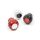 Big Gear Knob for VW, Audi, Seat, and Skoda-Colour Red-Insert Black 5 Speed Colour Polished Insert Black 5 Speed