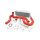Front Mounting Intercooler for the Peugeot 208 GTi (Pre Facelift)-Colour Blue Hoses