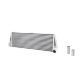 Front Mounted Intercooler Kit for the Fiat 500/595/695-Colour Black Hoses Colour Red Hoses