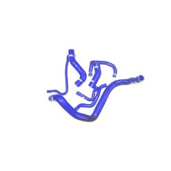   7 Piece Coolant Hose Kit for Audi, VW, and SEAT 1.8T-Colour Blue Hoses-Hose Clamp Kit Without Hose Clamps