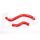 Forge Motorsport Honda Civic Type R 2015-on Radiator Hoses-Colour Black Hoses-Hose Clamp Kit Without Hose Clamps Colour Black Hoses Hose Clamp Kit With Hose Clamp Kit