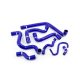 Silicone Coolant Hoses For BMW Mini/Clubman/Countryman Cooper S (2007 onwards N14/N18 engines)-Colour Blue Hoses-Hose Clamp Kit Without Hose Clamps Colour Blue Hoses Hose Clamp Kit With Hose Clamp Kit