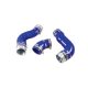 Turbo Hose Kit for Audi, VW, SEAT, and Skoda 2.0 FSiT-Colour Blue Hoses Colour Black Hoses