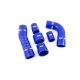 Audi RS3 (8V) 2015-on & TT RS (8S) Boost Hoses-Colour Blue Hoses-Hose Clamp Kit Without Hose Clamps