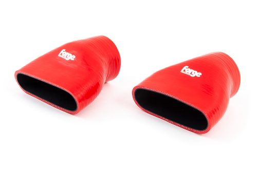 Silicone Inlet Hoses for Audi RS6/RS7 C8-Colour Black Hoses Colour Red Hoses