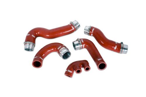 Silicone Turbo Hoses for the Porsche 996 Turbo-Colour Blue Hoses Colour Black Hoses