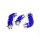 Boost Hose Kit for SEAT Leon, VW Golf Mk4 and VW Bora 1.9 PD150-Colour Blue Hoses Colour Black Hoses Colour Red Hoses