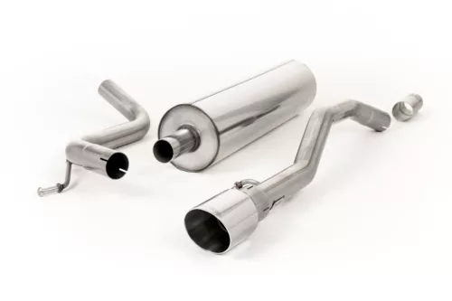 Milltek Cat-back Exhaust with GT-90 Polished Trim - VW Up! 1.0TSI