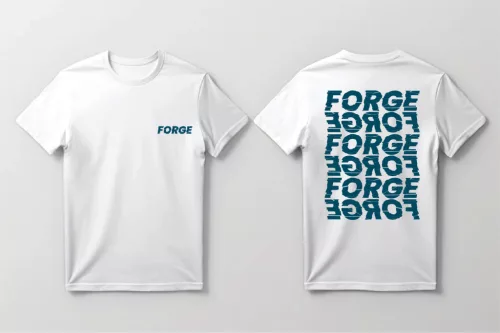 Forge Motorsport Mirrored Logo T-Shirt-Size Small Size Medium