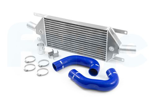 Audi TT 225 Front Mount Intercooler Kit-Hose Colour Blue Hoses-Intercooler Colour Plain