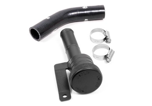 Washer Bottle for Audi, VW, SEAT, and Skoda-Tank Finish Black Tank Finish Polished Aluminium