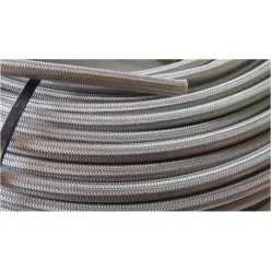   Goodridge AN3 PTFE 600 Series Stainless Braid Hose with Clear Coat - 600-03CL