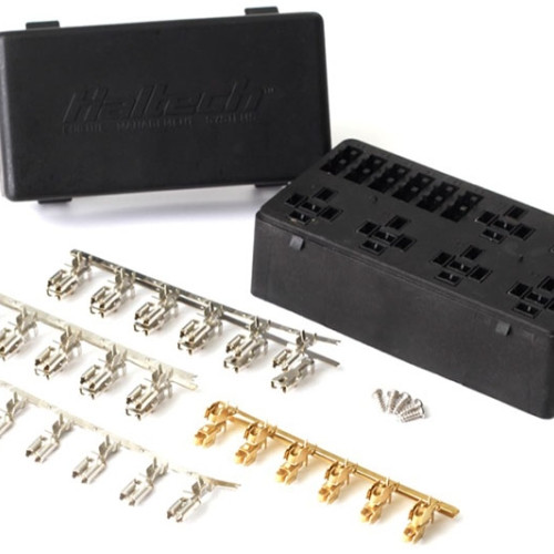 Haltech 6 Circuit Haltech Fuse Box with Lid and all required