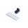 Plug and pins - 8-pin black Tyco