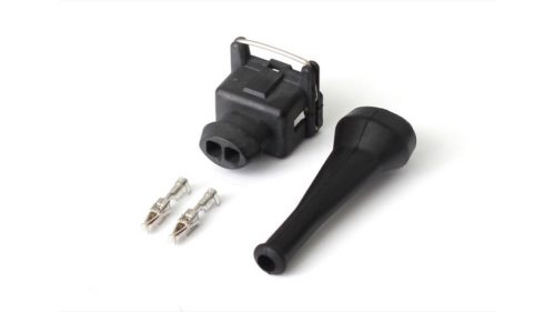 Plug and pins - Bosch EV1 female connector (square) 2-pin type Junior Timer.