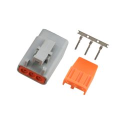 Plug and pins - Deutsch DTM-3 male connector (7.5 Ampera).
