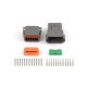 Set of plugs and pins matching Deutsch DT-12 connectors (DT06-12S + DT04-12P) - (13 Amps).