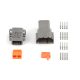 Set of plugs and pins matching Deutsch DTM-8 connectors (7.5 Amps)