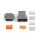 Set of plugs and pins for matching Deutsch DTM-12 connectors (7.5 Amps)