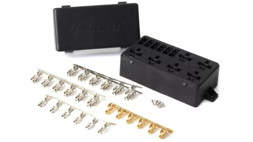 Haltech 6-circuit fuse box with cover