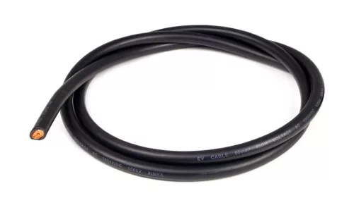 Black 1 AWG 1m battery cable (sold by the meter)