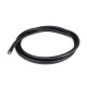 Black 1 AWG 1m battery cable (sold by the meter)