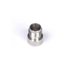   Stainless steel connection flange with a diameter of 1/4 inch