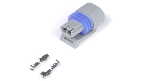 Delphi style 2-pin GM air temperature connector (Gray). - plugs and pins