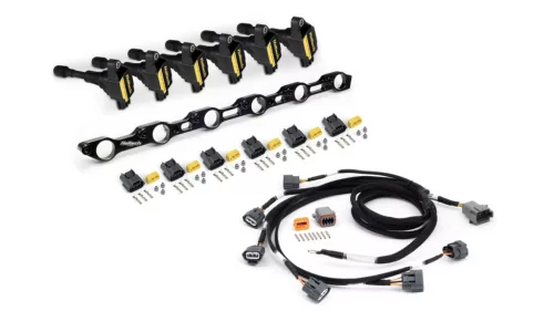 Kit R35 coil, holder, connectors and ignition cable for Toyota JZ engine