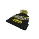 Haltech Stripe Beanie with Pom Pom