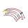 Fiat 500 Abarth Brake Lines-Line Colour Solid Black-Caliper Non Brembo Line Colour Transparent Plain Caliper Non Brembo Line Colour Solid Blue Caliper Non Brembo Line Colour Solid Green Caliper Non Brembo Line Colour Solid Orange Caliper Non Brembo Line C