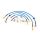 Hyundai Kona N Brake Lines-Colour Black  Colour Clear Colour Blue - Solid Colour Green  Colour Orange