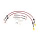 Peugeot 308 GTI 2017- Brake Lines-Colour Black  Colour Clear Colour Blue - Solid Colour Green  Colour Orange