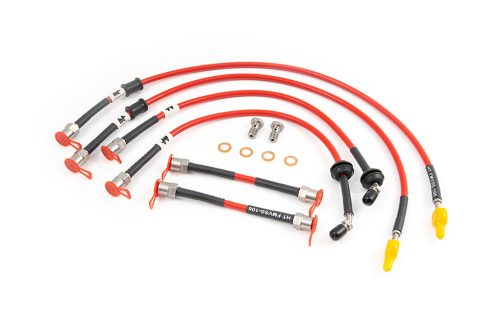 Renault Megane RS 280/300 Brake Lines-Colour Black Colour Purple Colour Orange Colour Clear Colour Green Colour Blue - Transparent Colour Red - Transparent Colour Blue - Solid Colour Red - Solid