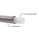 Fuel Hose PTFE AN8 corrugated