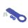 Towing bracket front blue