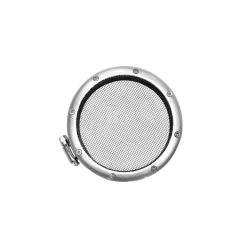 Air intake cover 89mm Silver