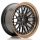 JR Wheels JR10 16x8 ET20 4x100/108 Matt Black w/Bronze Lip
