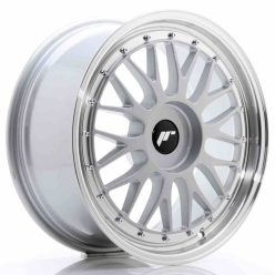   JR Wheels JR23 18x8 ET30-45 BLANK Hyper Silver w/Machined Lip