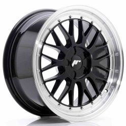   JR Wheels JR23 18x8,5 ET25-48 5H BLANK Gloss Black w/Machined Lip