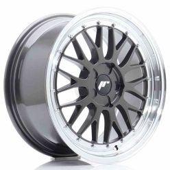   JR Wheels JR23 18x8,5 ET25-48 5H BLANK Hyper Gray w/Machined Lip