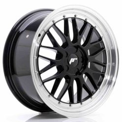   JR Wheels JR23 19x8,5 ET35-50 5H BLANK Gloss Black w/Machined Lip