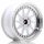 JR Wheels JR26 16x8 ET30 4x100 White w/Machined Lip