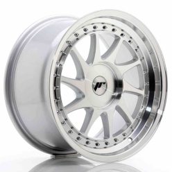 JR Wheels JR26 17x9 ET20-35 BLANK Silver Machined Face