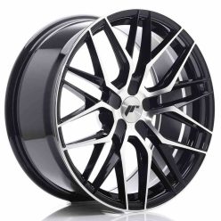   JR Wheels JR28 19x8,5 ET20-40 5H BLANK Gloss Black Machined Face