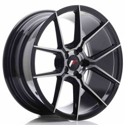   JR Wheels JR30 18x8,5 ET20-40 5H BLANK Black Brushed w/Tinted Face