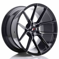   JR Wheels JR30 20x11 ET20-30 5H BLANK Black Brushed w/Tinted Face